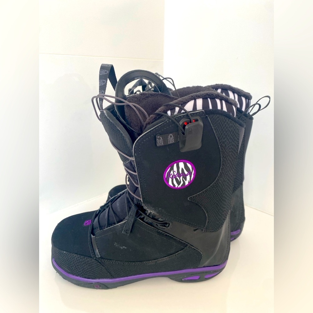 Salomon Kiana Women's Snowboard Boots with Quick Lock System Size 7.5 / EU 39